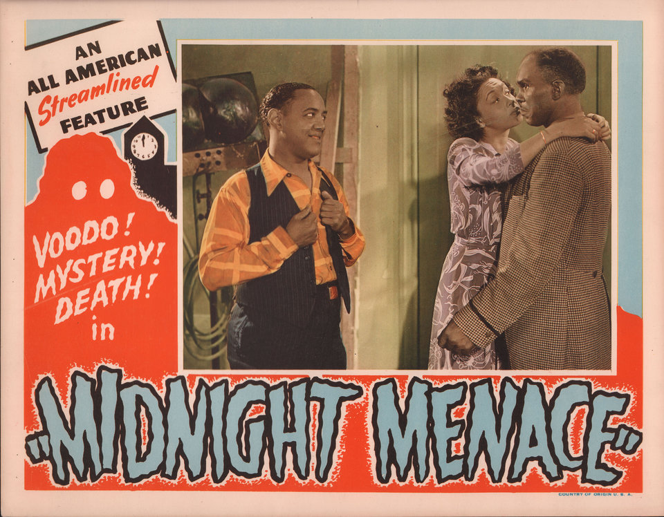 Midnight Menace Original 1946 U.S. Scene Card