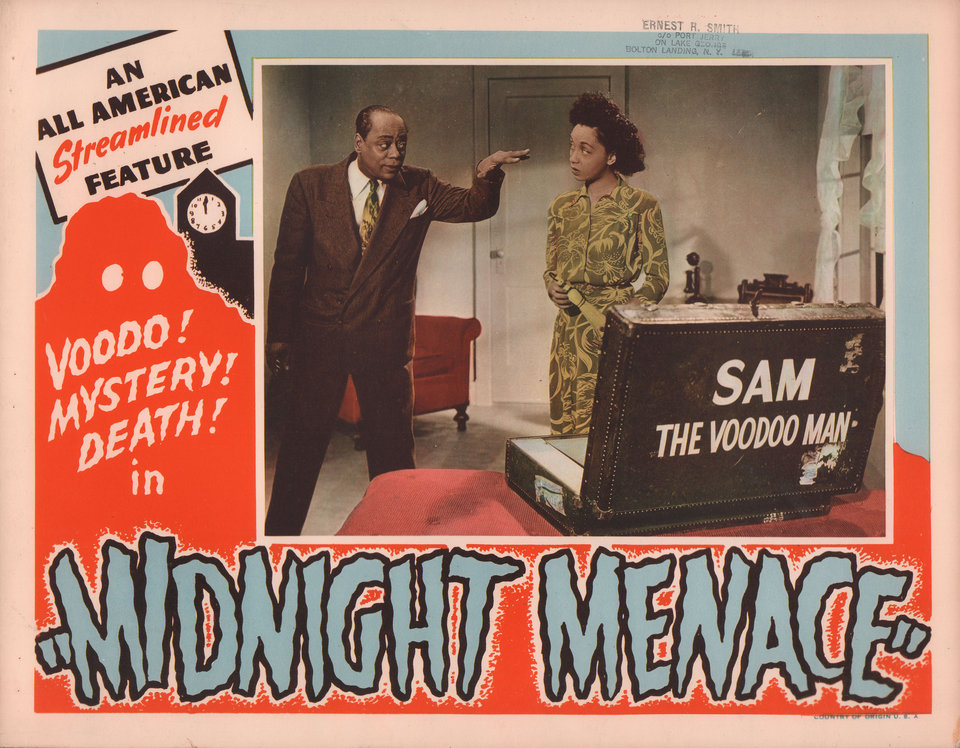 Midnight Menace Original 1946 U.S. Scene Card