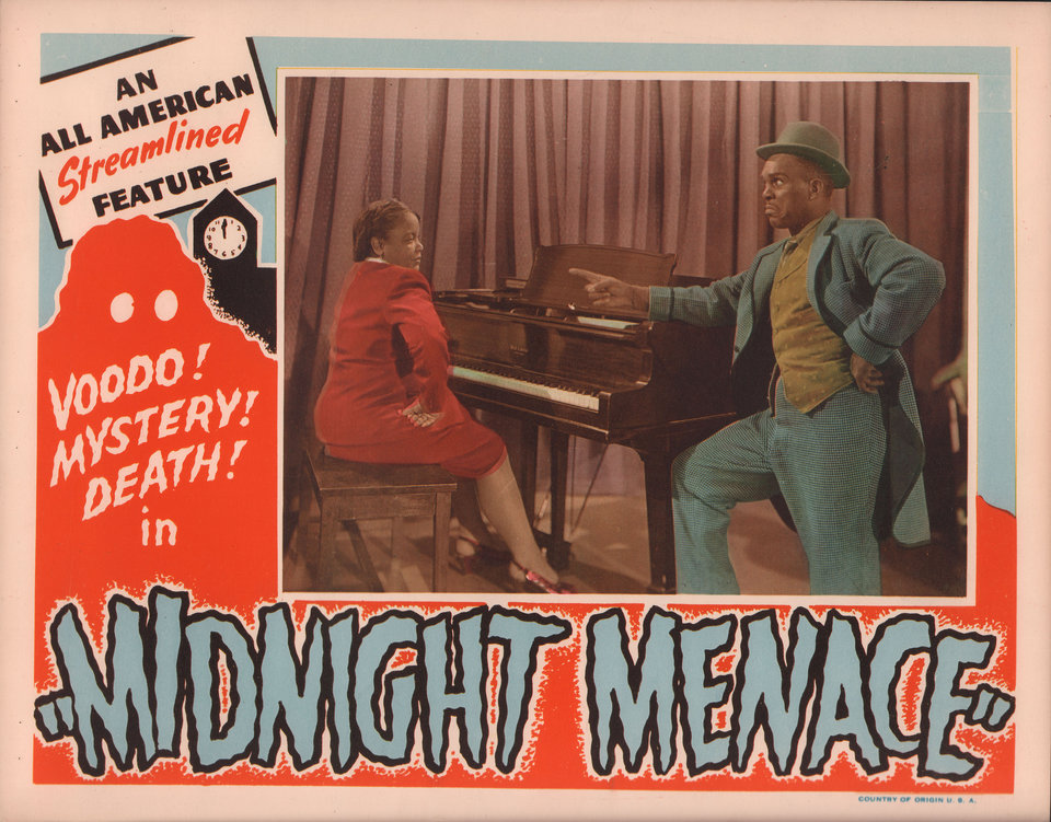 Midnight Menace Original 1946 U.S. Scene Card