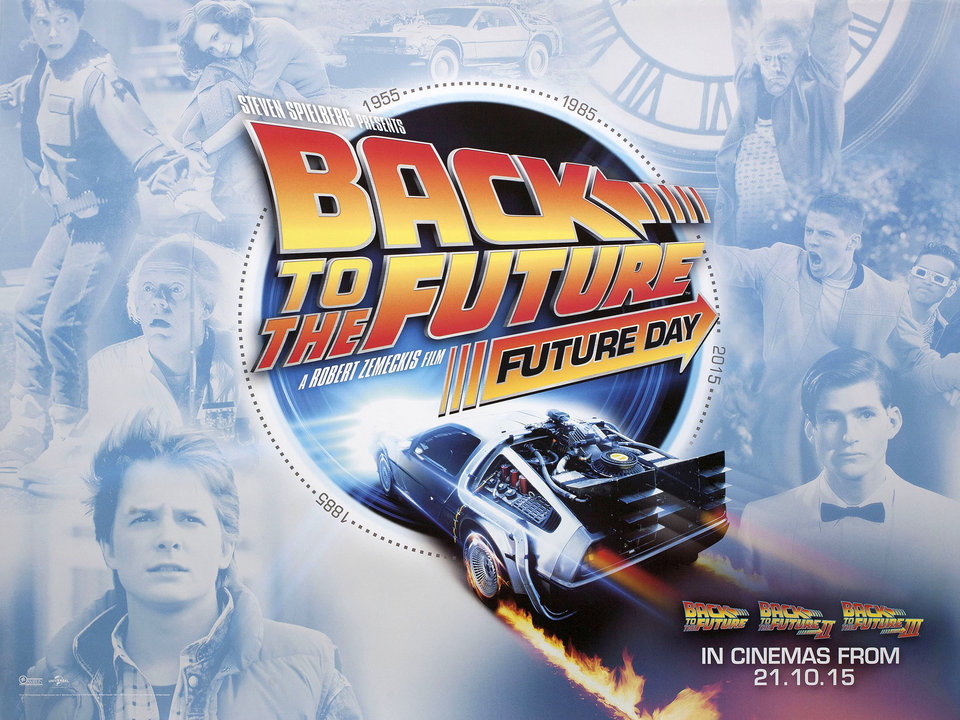 Back to the Future: Future Day 2015 British Quad Poster