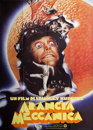 A Clockwork Orange Original R1982 Italian Quattro Foglio Movie Poster