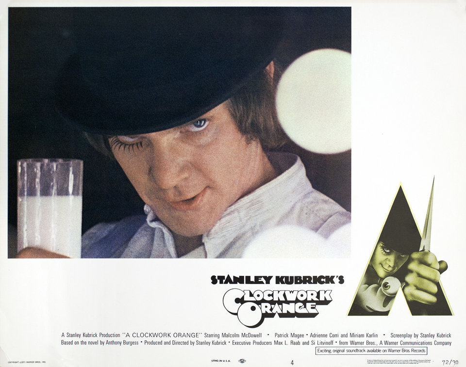 A Clockwork Orange Original 1972 U.S. Scene Card