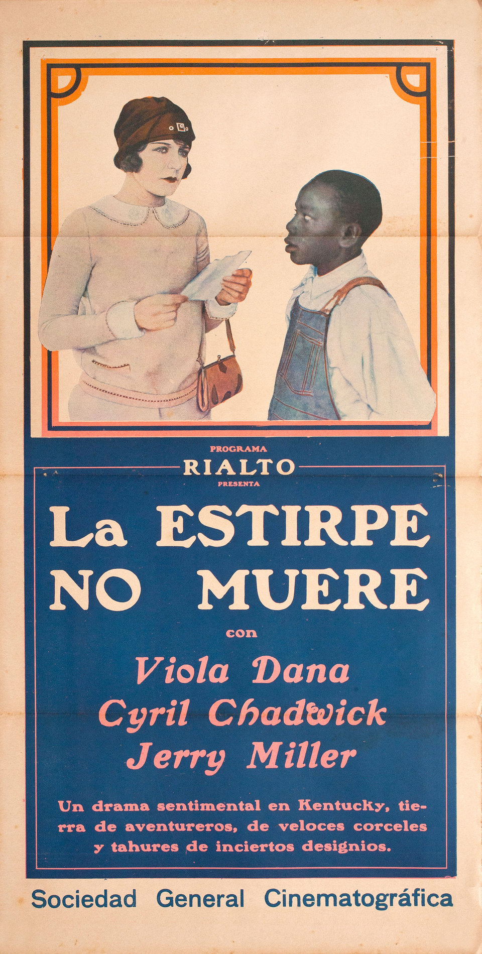 The Social Code Original 1923 Argentine Movie Poster