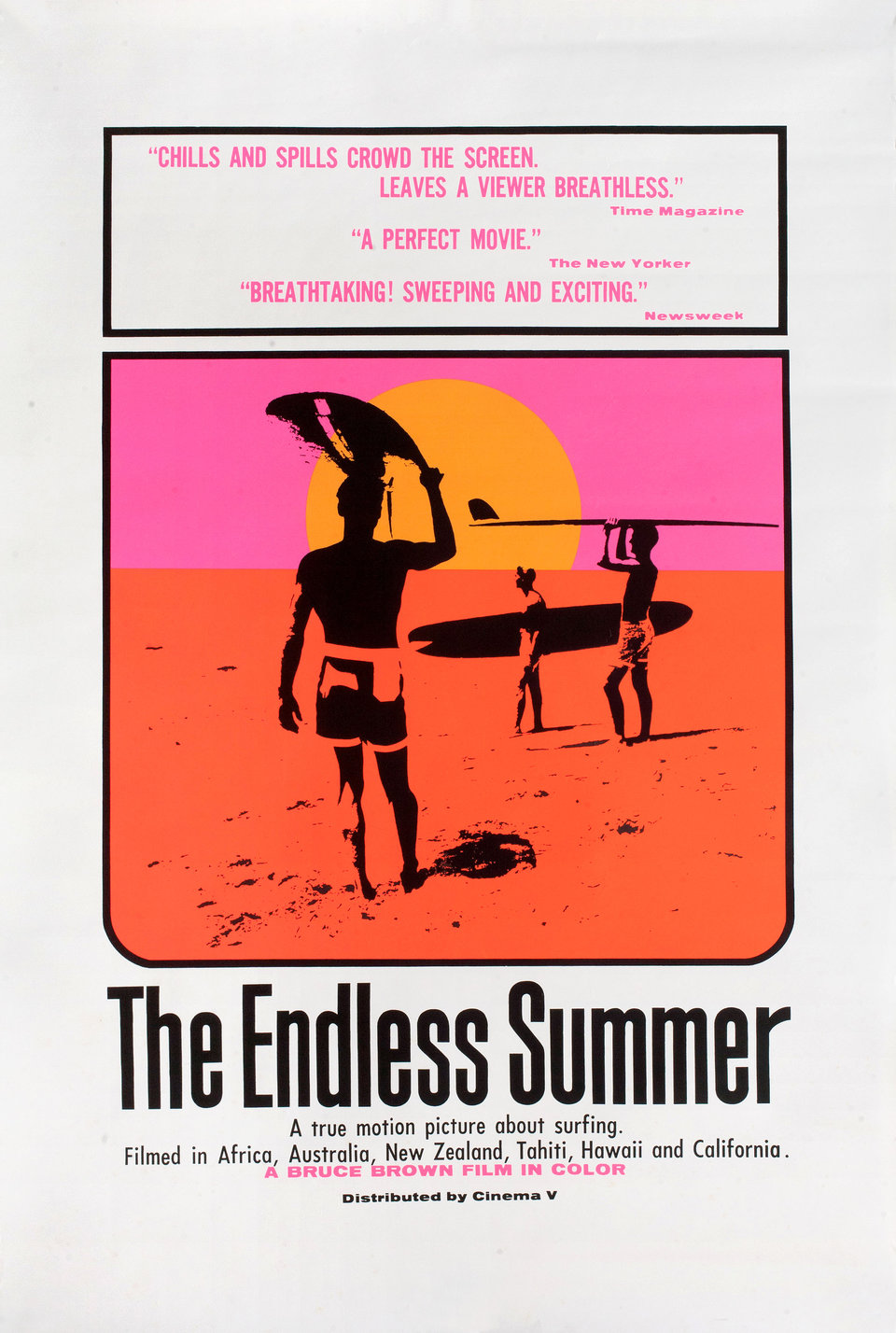 The Endless Summer Original R1990s U.S. One Sheet Movie Poster
