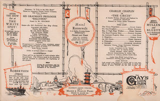The Circus Original 1928 U.S. Movie Program Alternate Image