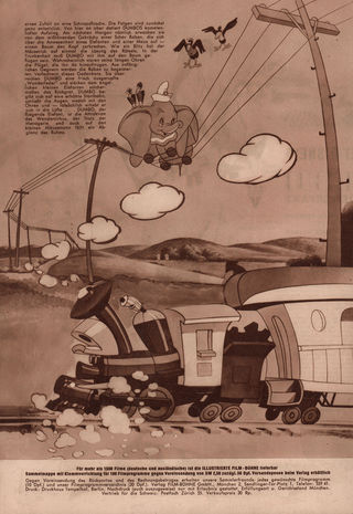 Dumbo Original 1952 German Movie Program Alternate Image