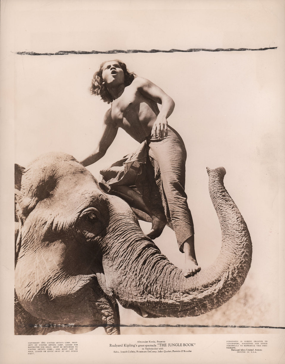 Jungle Book Original 1942 U.S. Silver Gelatin Single-Weight Photo