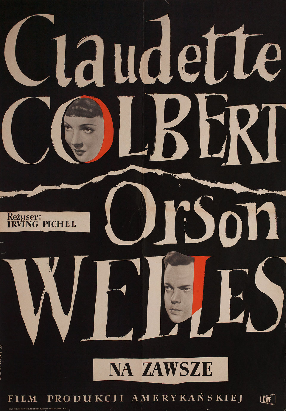 Tomorrow Is Forever 1958 Polish A1 Poster