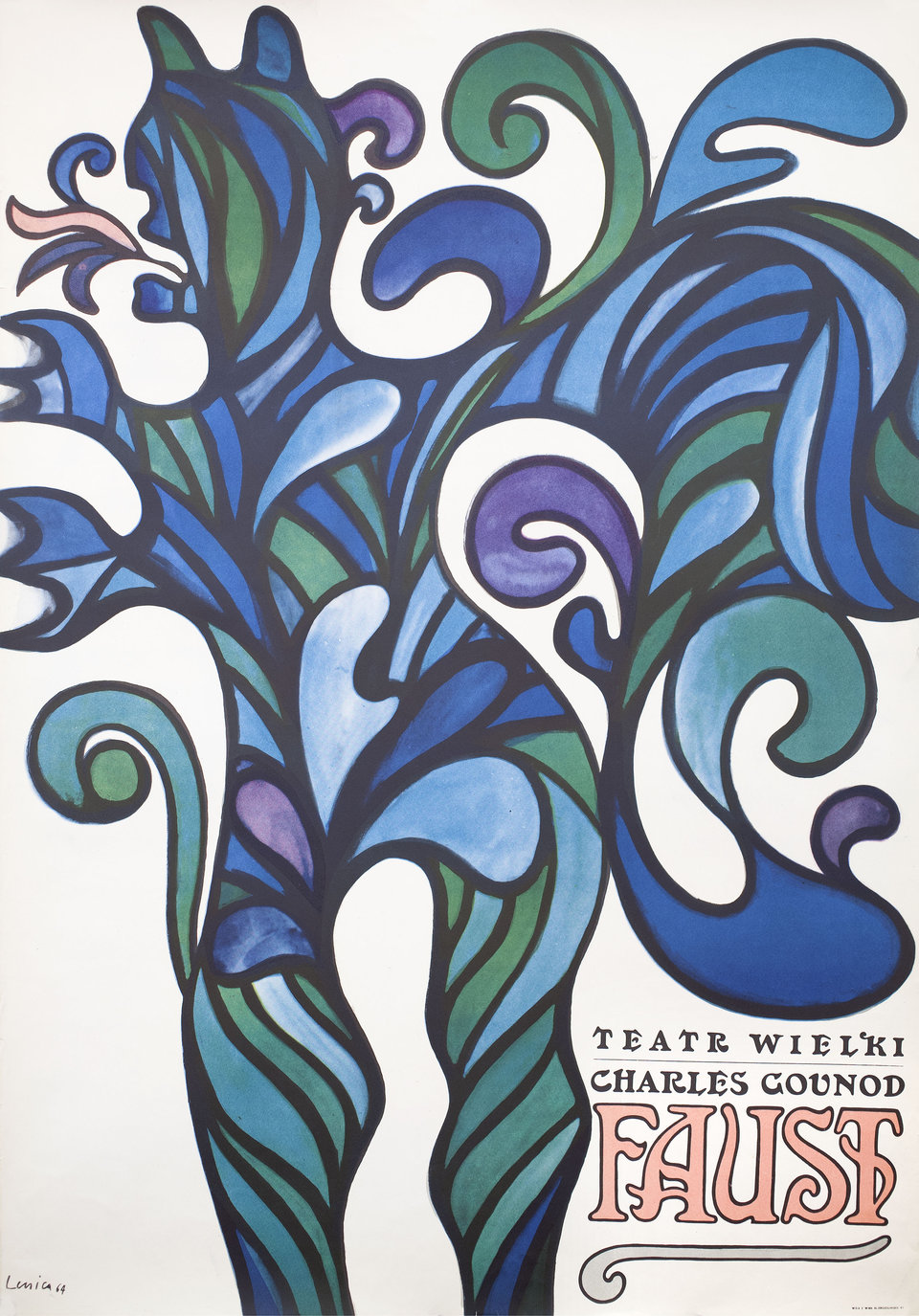 Faust 1970s Polish Commercial Poster