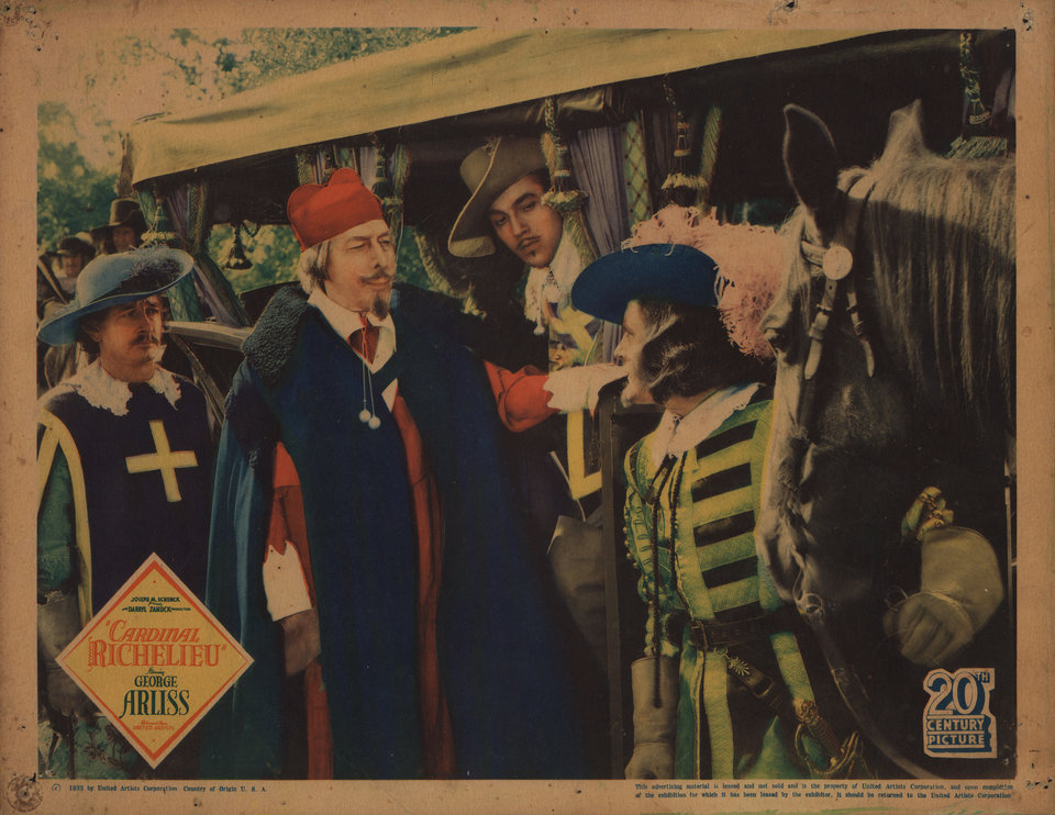 Cardinal Richelieu Original 1935 U.S. Scene Card