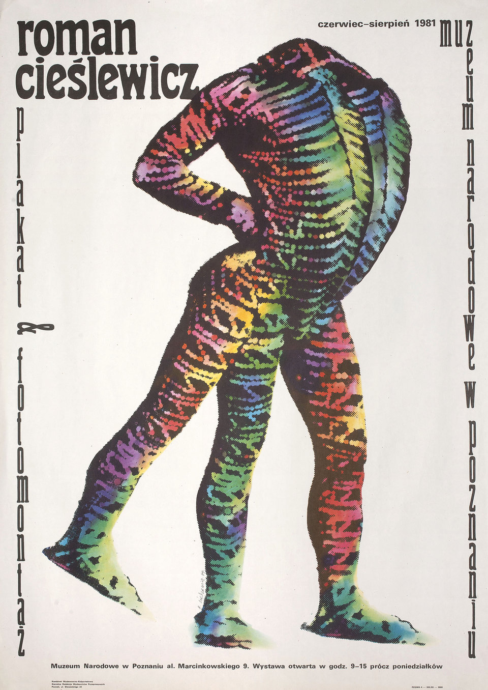 Roman Cieslewicz Original 1981 Polish B1 Poster