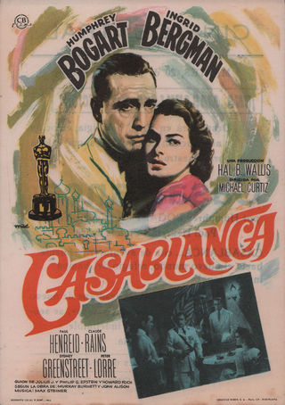 Casablanca Original R1967 Spanish Movie Herald Alternate Image