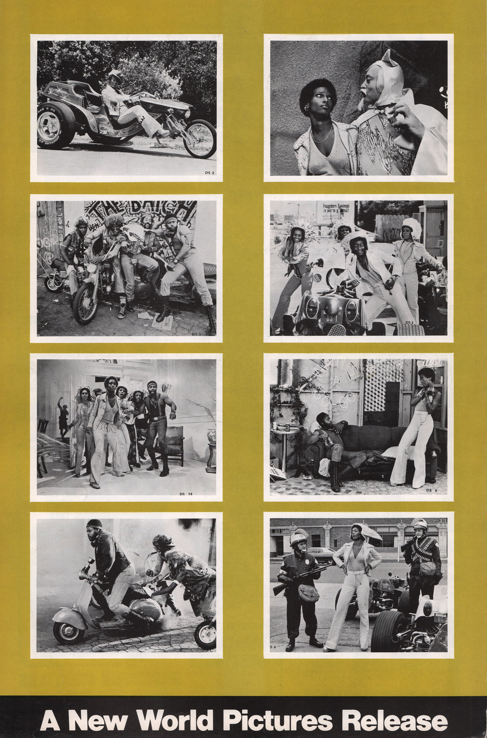 Darktown Strutters Original 1975 U.S. Movie Pressbook Posteritati