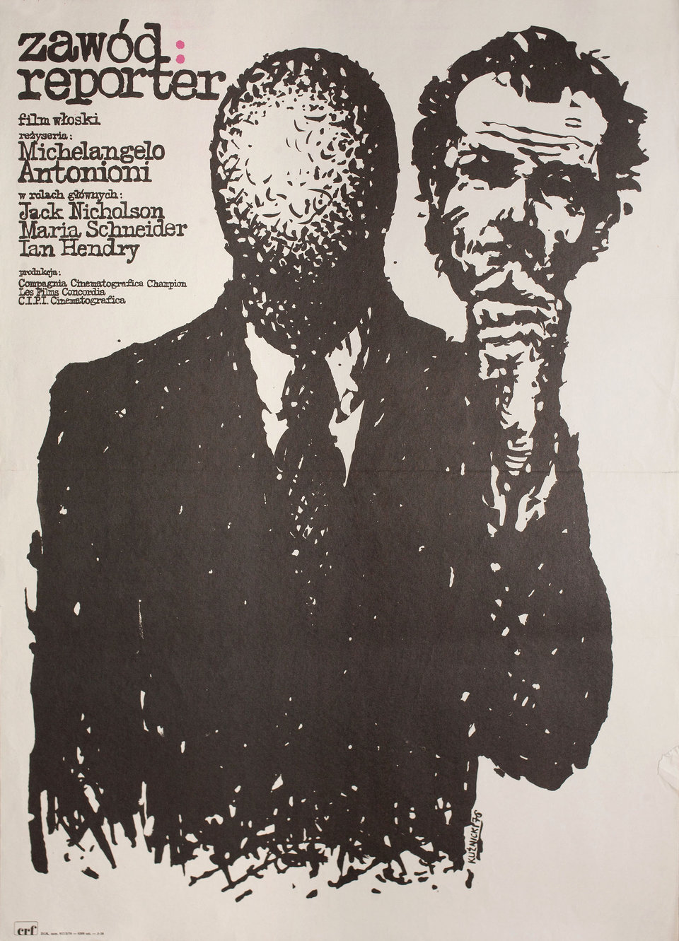 The Passenger Original 1976 Polish A1 Movie Poster