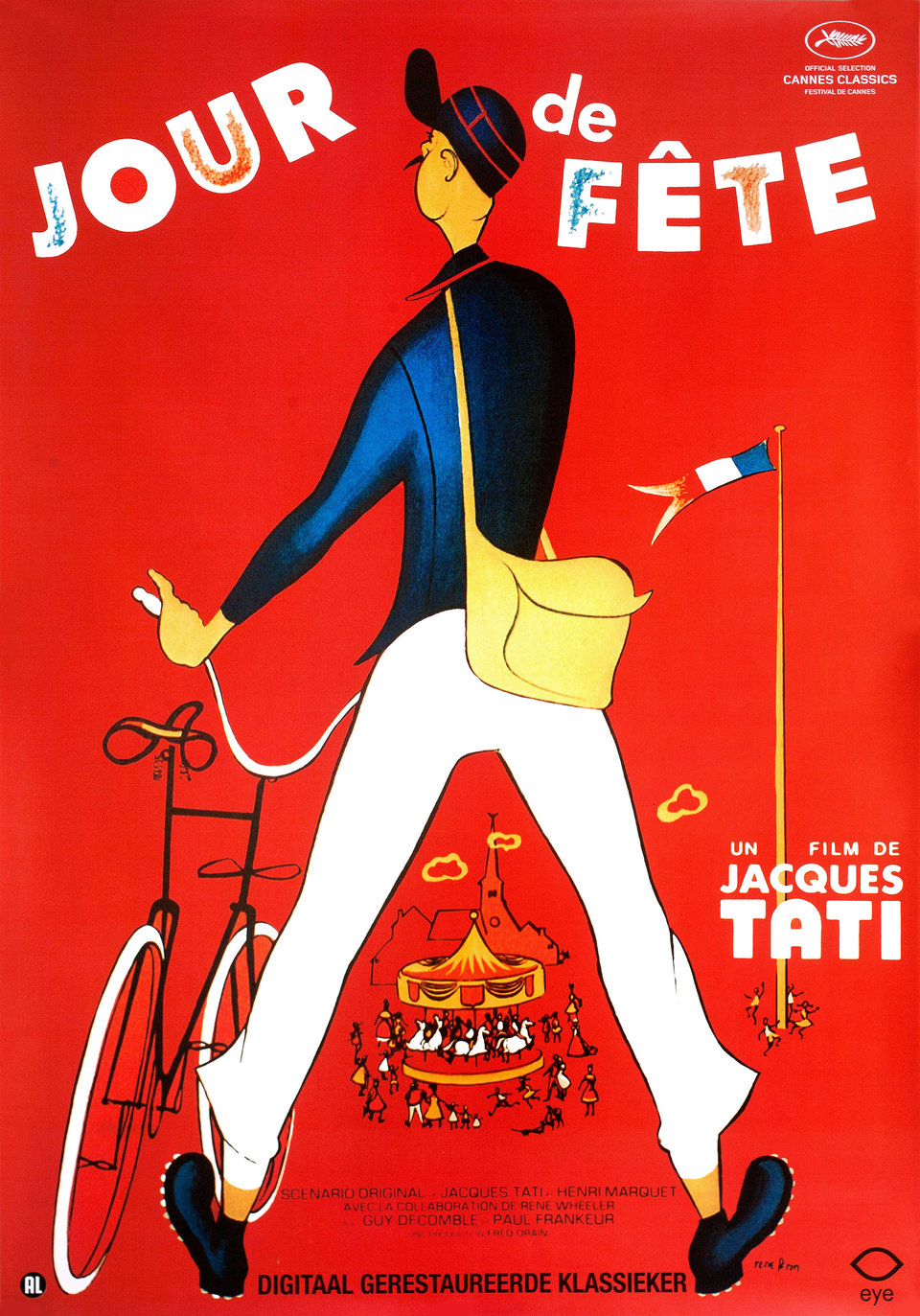 Jour de fete Original R2013 Dutch One Sheet Movie Poster