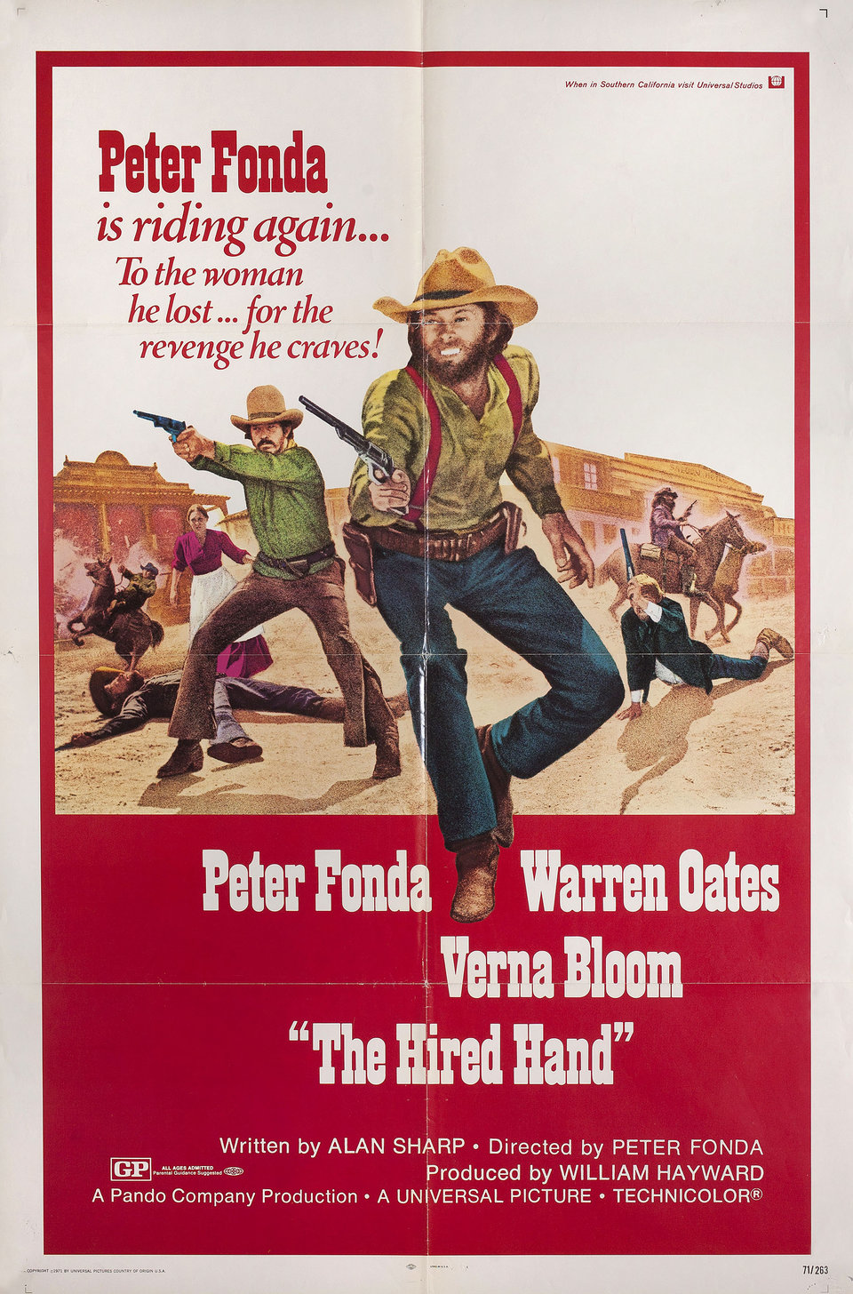 The Hired Hand Original 1971 U.S. One Sheet Movie Poster