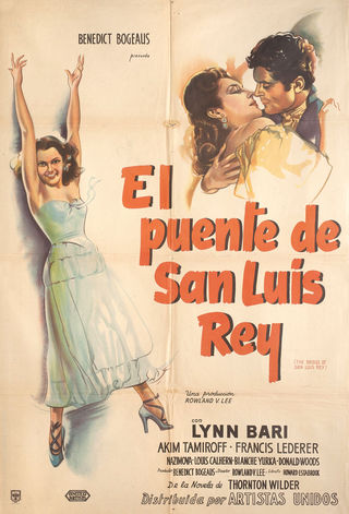 The Bridge of San Luis Rey Original 1944 Argentine Movie Poster