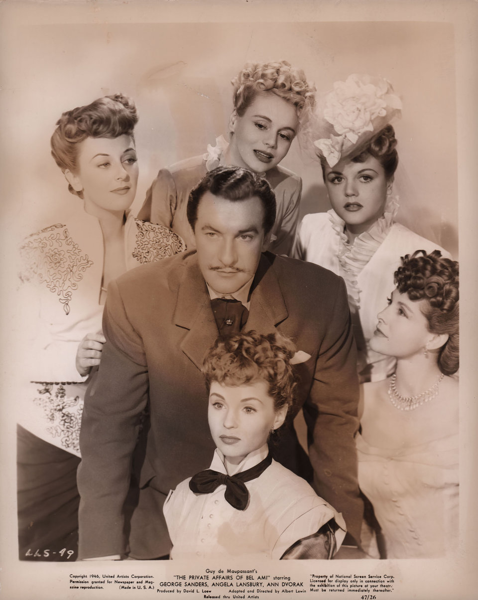 The Private Affairs of Bel Ami 1947 U.S. Portrait Photo