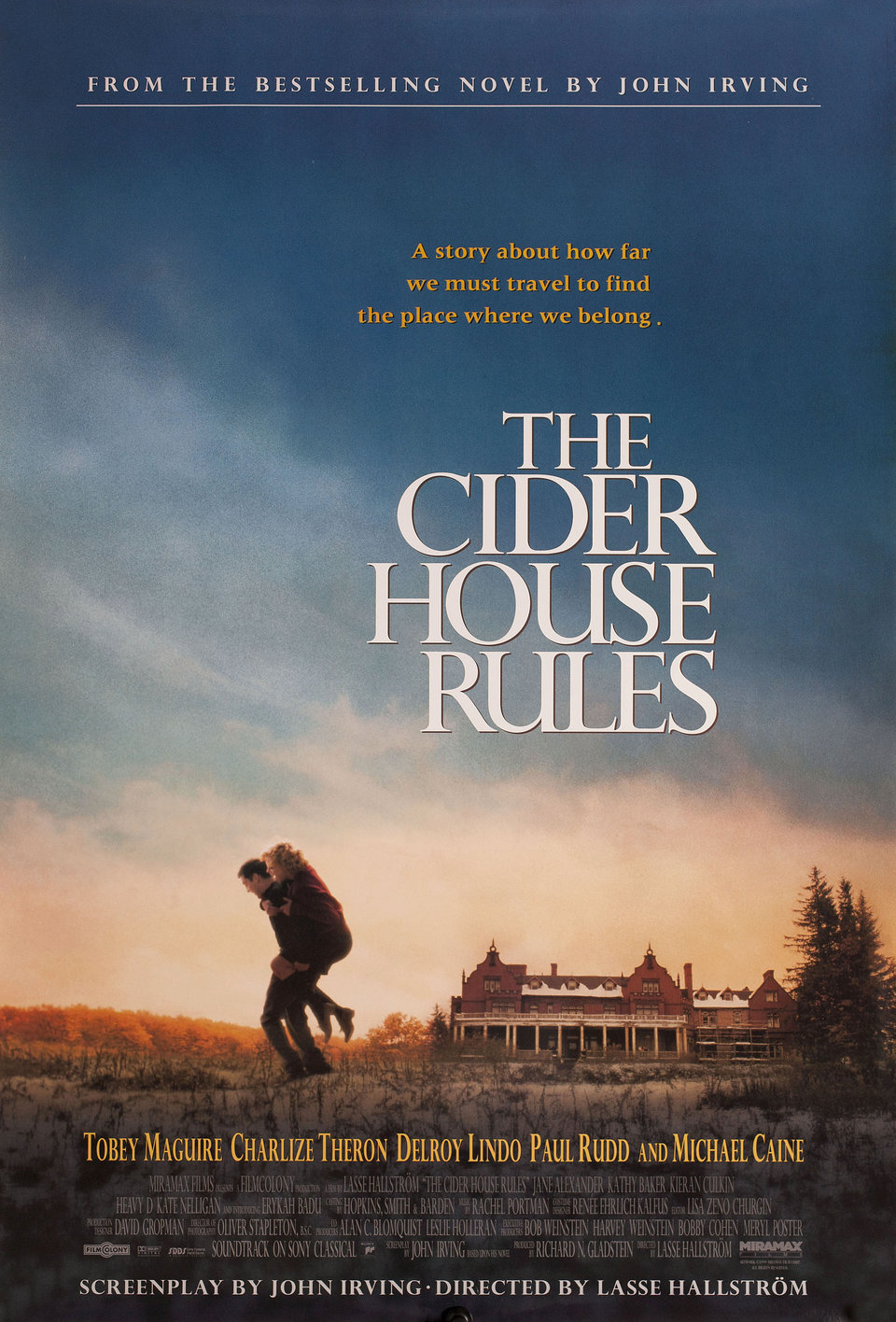 The Cider House Rules Original 1999 U.S. One Sheet Movie Poster