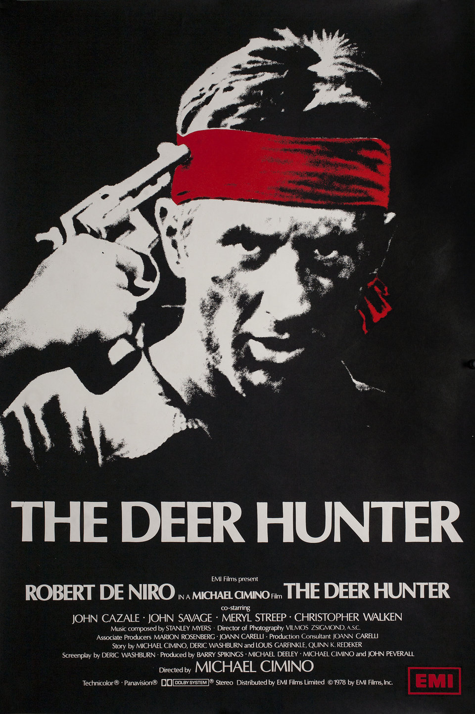 The Deer Hunter Original 1979 British Double Crown Movie Poster