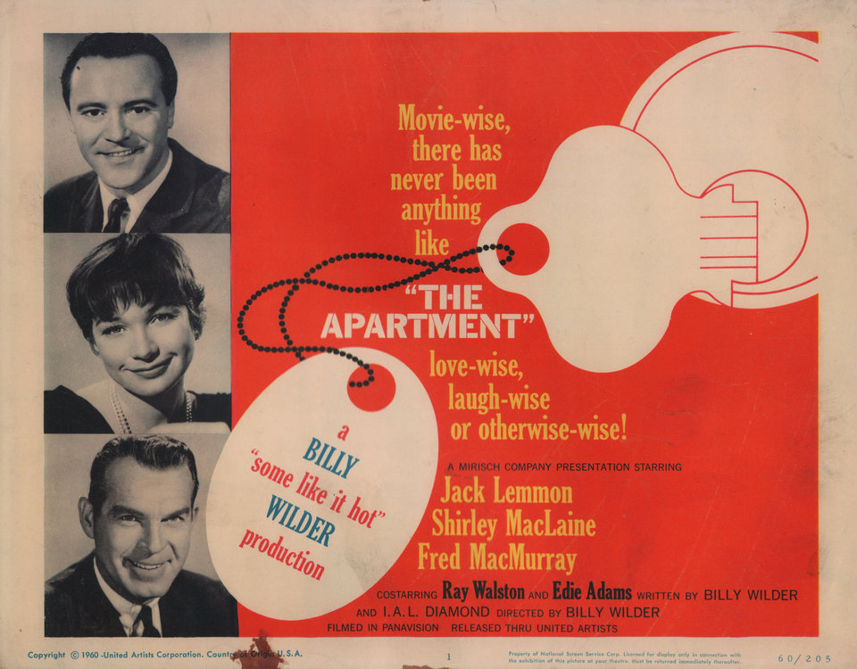 The Apartment Original 1960 U.S. Title Card