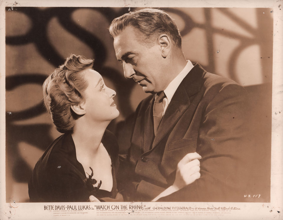 Watch on the Rhine Original 1943 U.S. Portrait Photo