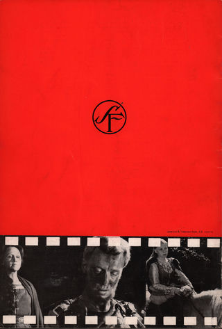 The Virgin Spring Original 1960 French Movie Program Alternate Image