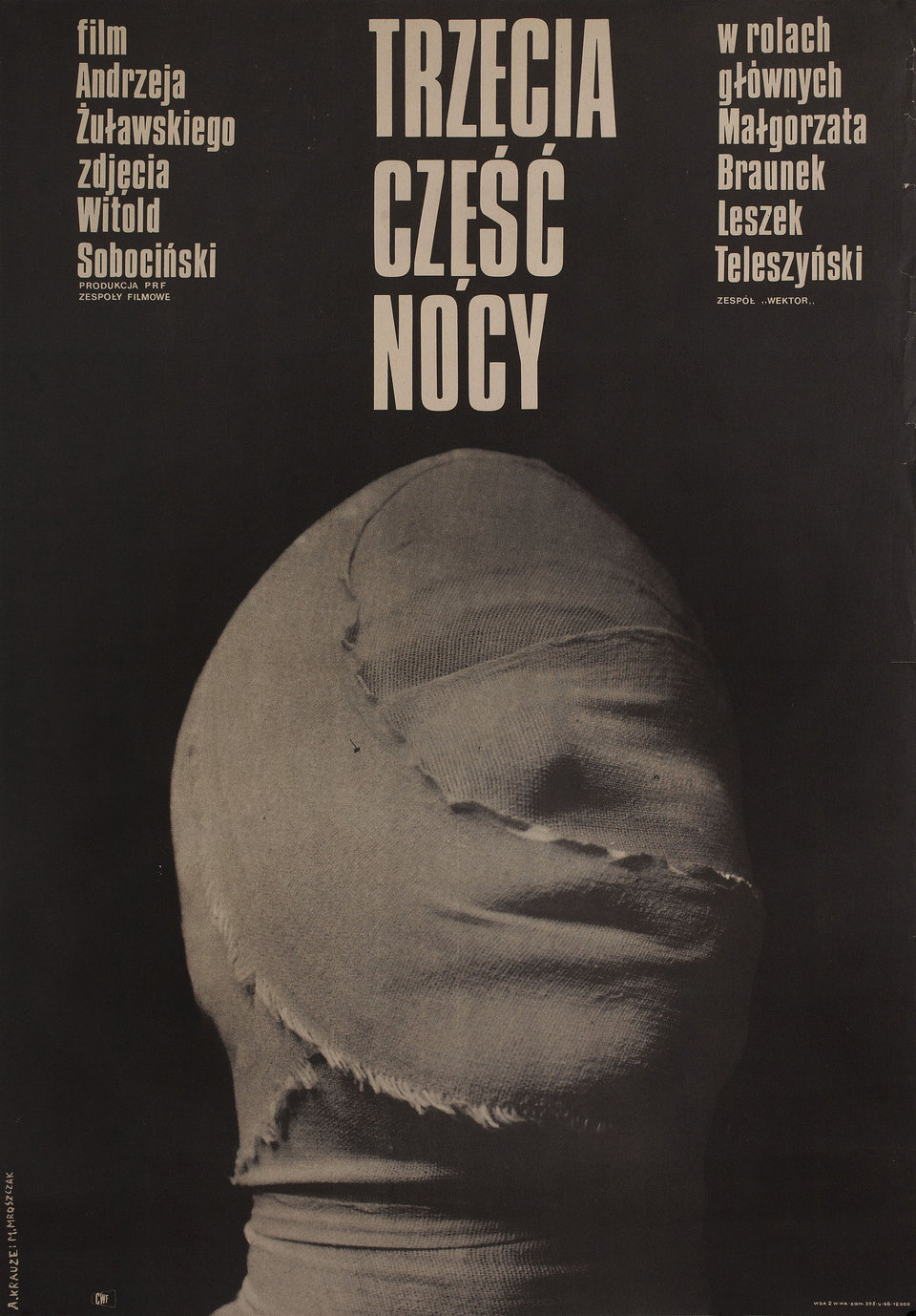 The Third Part of the Night Original 1972 Polish A1 Movie Poster