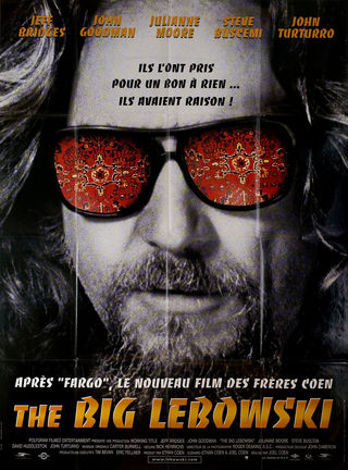 The Big Lebowski Original 1998 French Grande Movie Poster