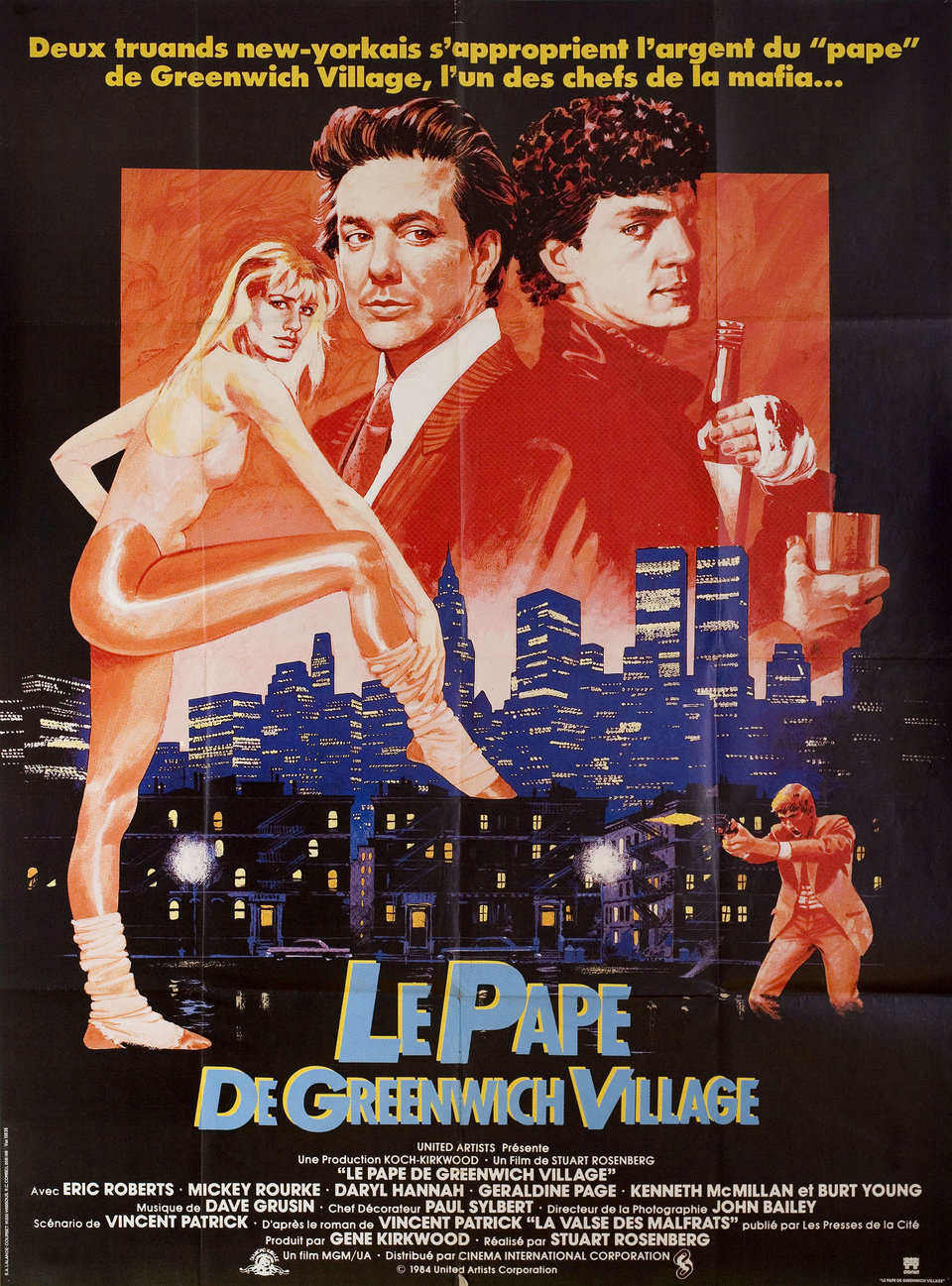 The Pope of Greenwich Village Original 1984 French Grande Movie Poster