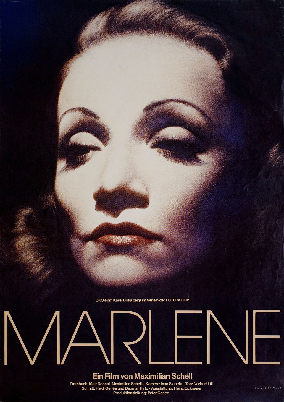 Marlene Original 1985 German A1 Movie Poster