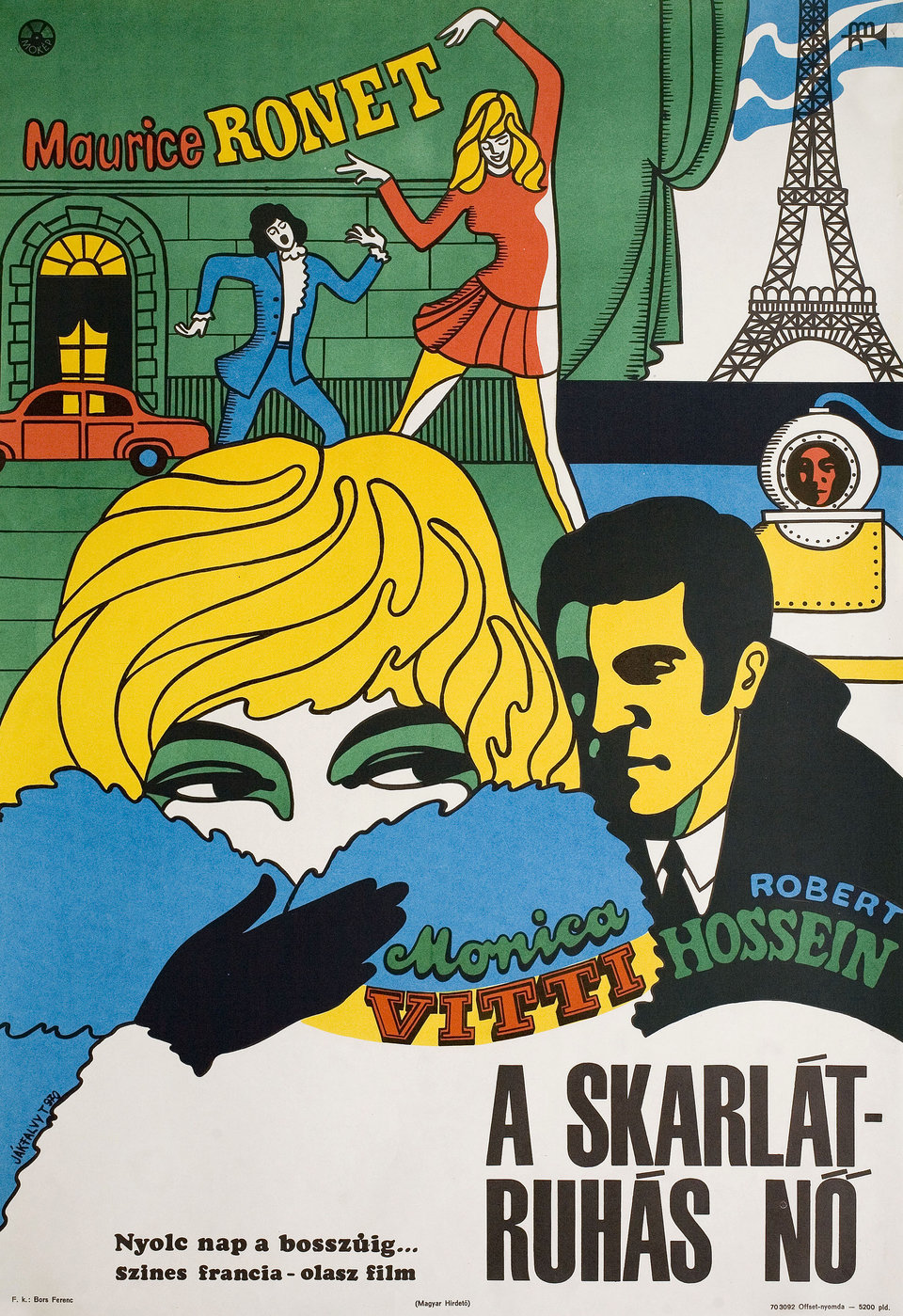 Scarlet Lady Original 1970 Hungarian A2 Movie Poster