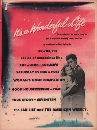 It's a Wonderful Life Original 1946 U.S. Trade Ad Alternate Image