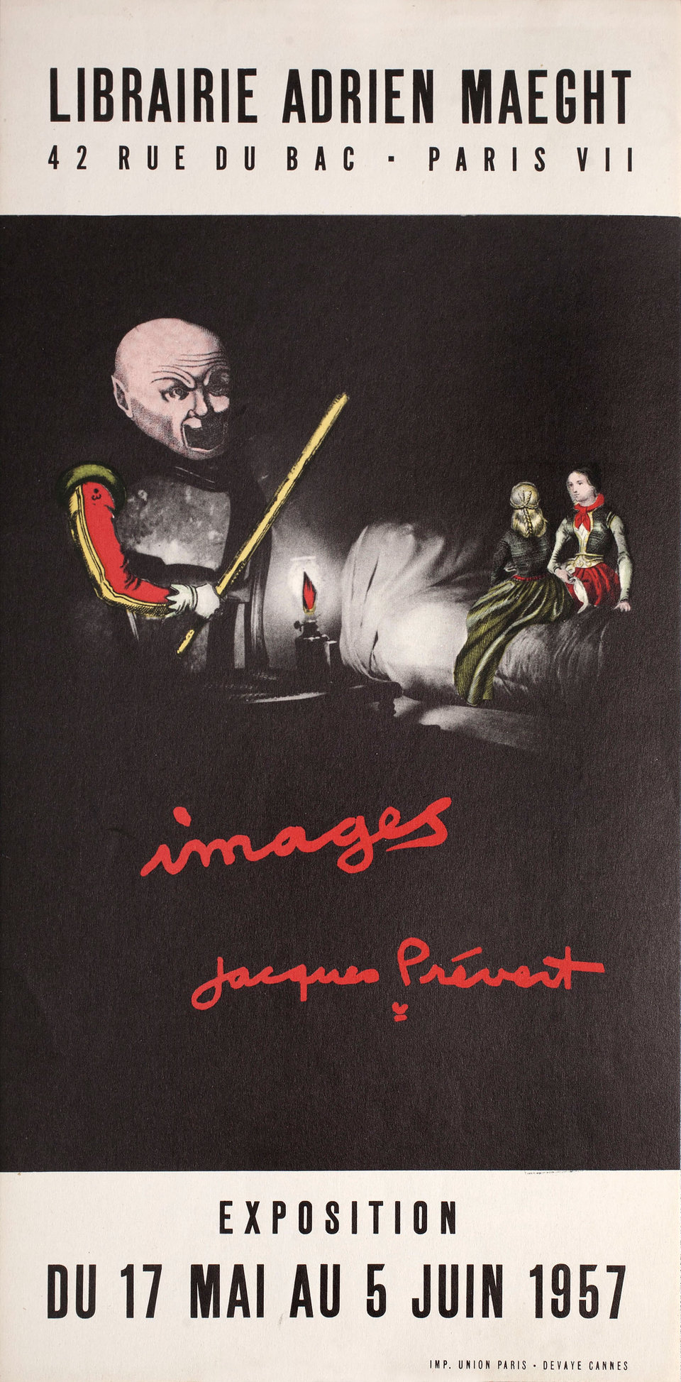 Images Jacques Prevert 1957 French Mini Poster