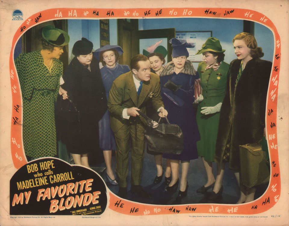 My Favorite Blonde Original 1942 U.S. Scene Card
