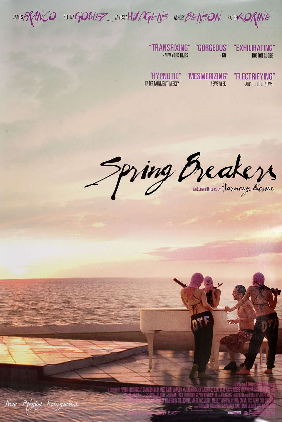 Spring Breakers Original 2013 U.S. One Sheet Movie Poster