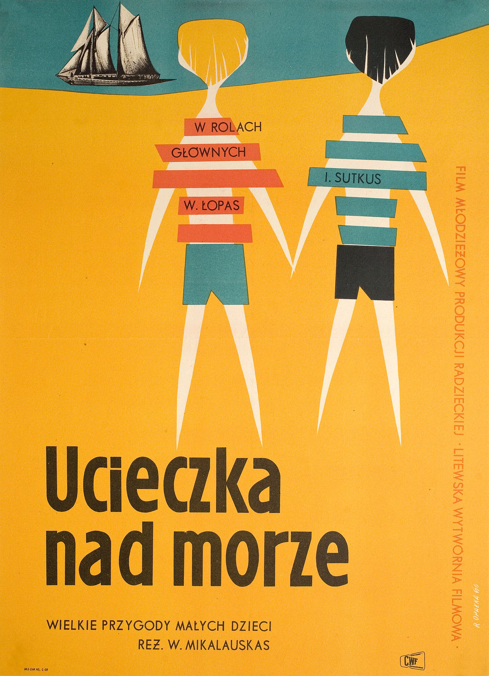 Zydrasis Horizontas 1960 Polish A2 Poster