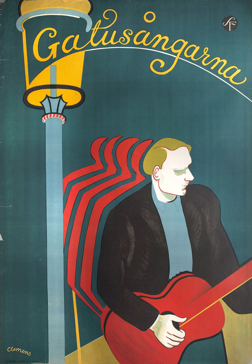 The Street Song Original 1931 Swedish B1 Movie Poster
