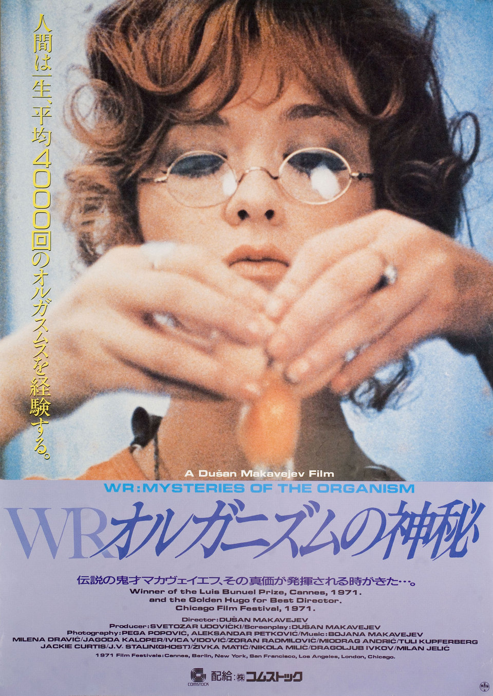 WR: Mysteries of the Organism Original 1988 Japanese B2 Movie Poster