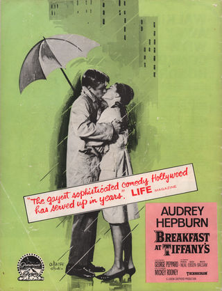 Breakfast at Tiffany's Original 1961 Australian Movie Program Alternate Image