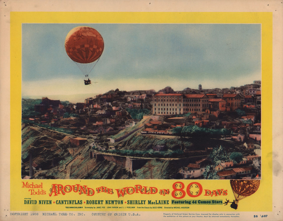 Around the World in Eighty Days Original 1958 U.S. Scene Card