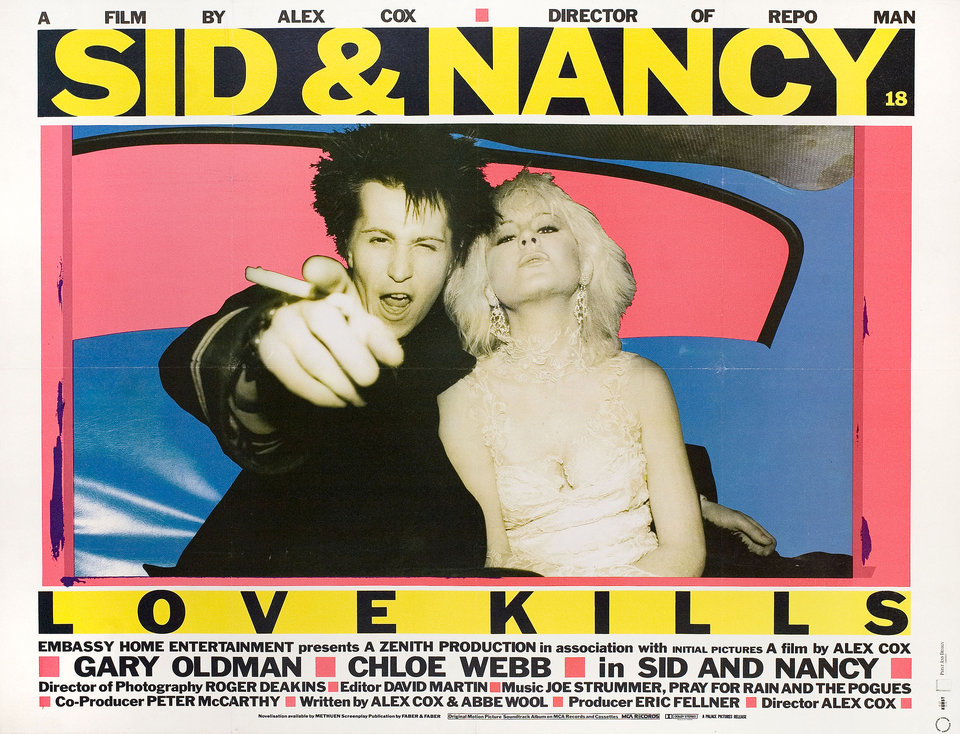 Sid and Nancy Original 1986 British Quad Movie Poster