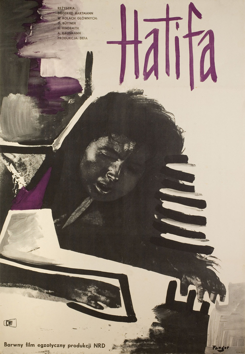 Hatifa Original 1961 Polish A1 Movie Poster