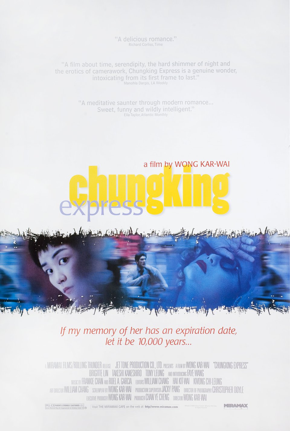 Chungking Express Original 1996 U.S. One Sheet Movie Poster