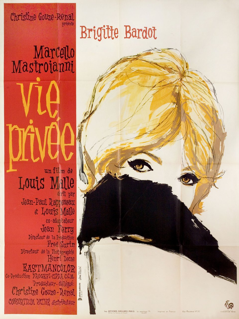 A Very Private Affair Original 1961 French Grande Movie Poster