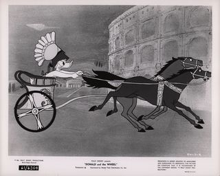 Donald and the Wheel Original 1961 U.S. Silver Gelatin Single-Weight Photo