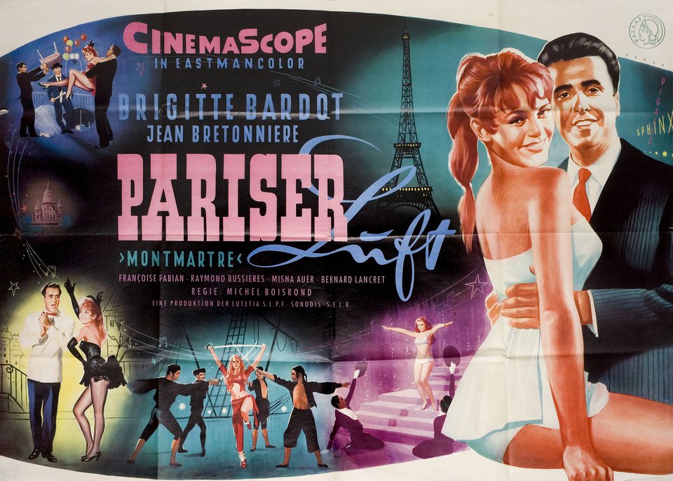 Cette sacree gamine Original 1962 German A0 Movie Poster