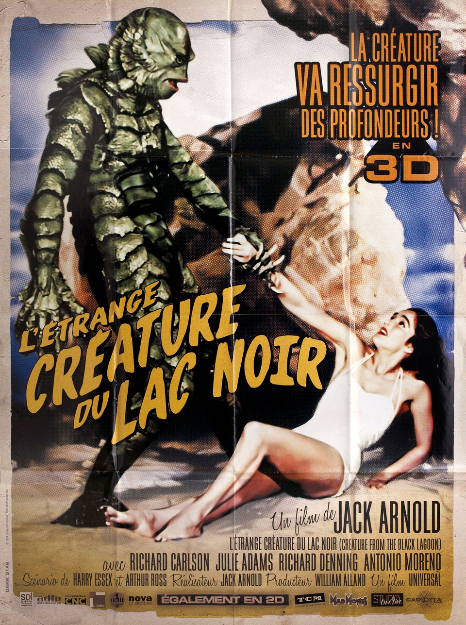 Creature from the Black Lagoon Original R2012 French Grande Movie Poster