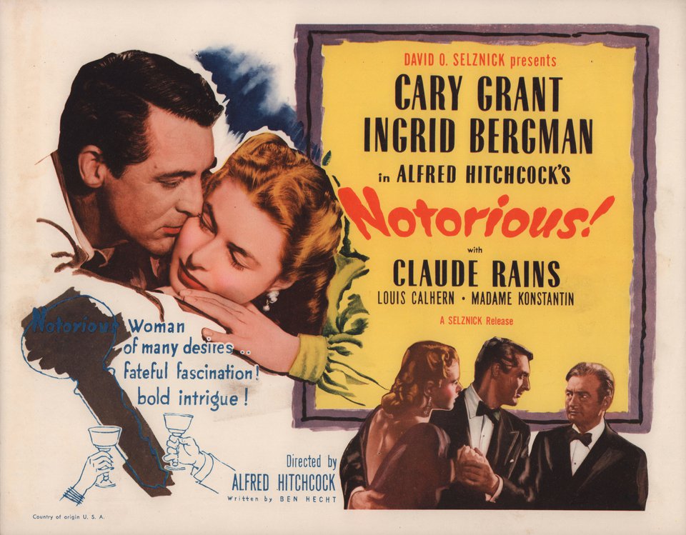 Notorious Original R1954 U.S. Title Card