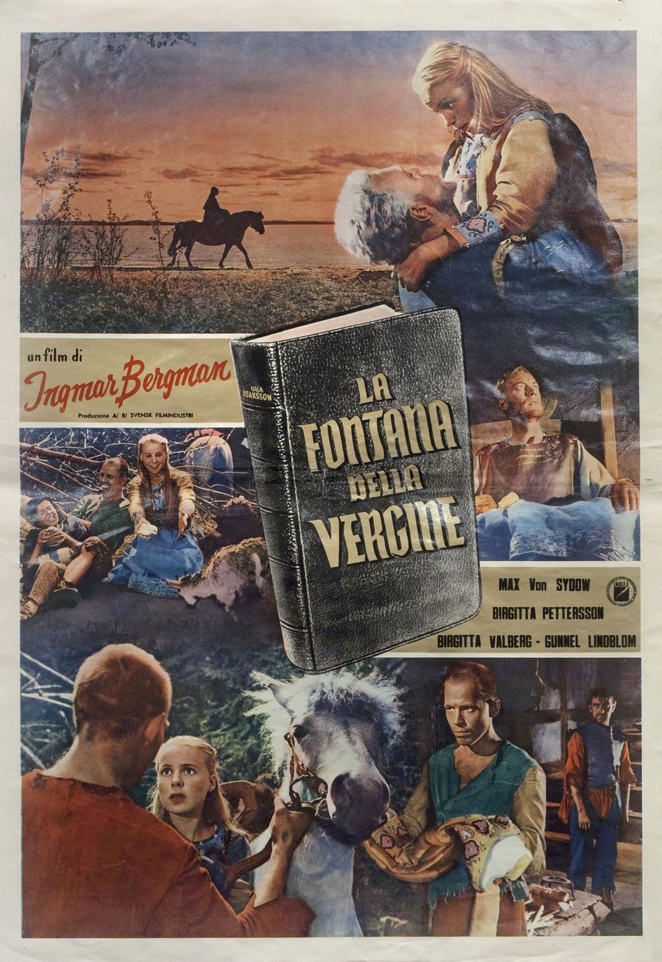 The Virgin Spring Original 1960 Italian Fotobusta Movie Poster